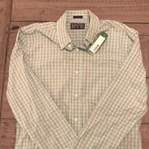 Hawker Rye Long Sleeve Button Down Light Green M